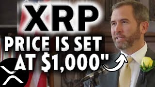 XRP PRICE HAS ALREADY BEEN SET AT $1,000 BY CENTRAL BANK