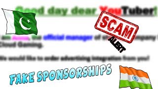 How Are  All Channels GETTING HACKED! - Fake SPONSORSHIPS!