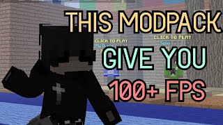 THIS MODPACK GIVE YOU GOD FPS !!!