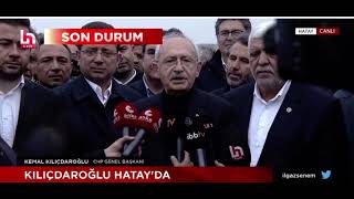 13. Cumhurbaşkanı Kemal Kılıçdaroğlu Hatayda