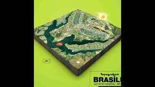 BRASÍLIA (DF) – Mapa 3D infográfico