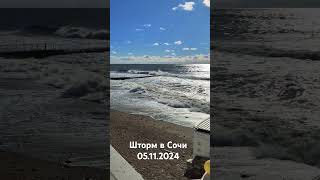 Шторм в Сочи 05.11.2024 #sochi #сочи #шторм #storm