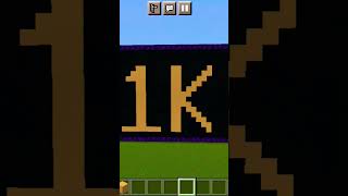 1k special 🎉🎉 #1kspecial #2024 #minecraft #build #minecraftbuild #edit #youtubeshorts #shorts #yt