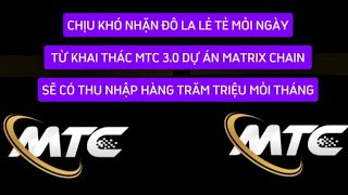 CHỊU KHÓ NHẶN ĐÔ LA LẺ TẺ MỖI NGÀY TỪ DỰ ÁN MATRIX CHAIN THU NHẬP HÀNG TRĂM TRIỆU MỖI THÁNG