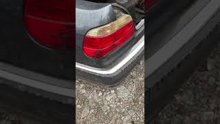 2000 BMW 740 rear bumper remove