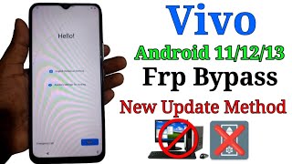 Vivo All Android 11/12/13 Frp Bypass /New Update Security Method /Without pc