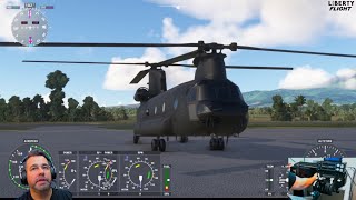 Miltech CH47D CHINOOK First Look Microsoft Flight Simulator