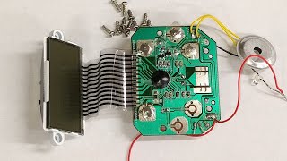 Sharp Battery Alarm Clock - Autopsy