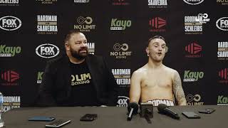 "I deserve my shot" - Sam Goodman vs Mark Schleibs post fight press conference