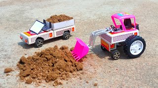 How To Make Smallest Matchbox JCB at home | How To Make A JCB Truck Matchbox JCB Toys Diy