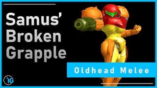 SAMUS RISING GRAPPLE IS INSANE SSBM (Oldhead Melee)