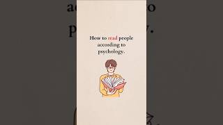 How to Read People Like a Book (Psychology)#shorts