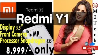 Xiaomi Redmi Y1 16MP Front Camera 📸 w/ LED Sefie Light | Snapdragon 435 | 2 + 1 hybrid SIM tray