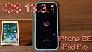 iOS 13.3.1 на iPhone SE и iPad Pro