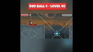 Red Ball 4 - Box Factory - Level 40 with Blackball #shorts