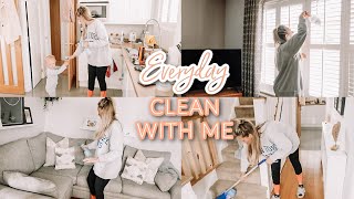 EVERYDAY CLEAN WITH ME | MUM OF 3 AFTER SCHOOL DROP OFF CLEANING ROUTINE | Emma Nightingale