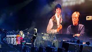 Now and then. Paul Mc Cartney, Estadio River Plate, 05/10/2024. Buenos Aires Argentina