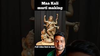 Maa kali murti making with clay| #shorts #viralvideos #trendingshorts