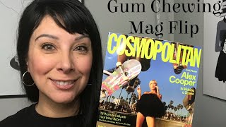 Gum Chewing ASMR: Cosmo Magazine Flip n Commentary