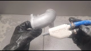 Testing The 3d Printed DIY Vapor Blasting Nozzle