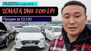 Авто из Кореи.Как устроен аукцион.SONATA DN8 (2019)2.0 LPI за 13.120$