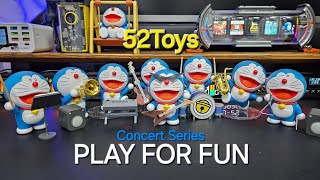 [52Toys] Doraemon | Concert Series | Play For Fun | Blindbox | Unboxing