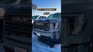 LOVE this color! Thunderstorm Grey GMC 2500HD AT4 🤯 💯 #shorts