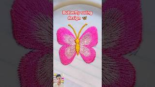 Butterfly swing design tricks 🦋🥰🪡🧵 sewing tips and tricks #shorts #sewing #butterfly #newdesign