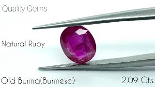 100% Natural Burma Ruby | Burmese Ruby | Ruby Lot | No heated No Treated | Manik | By Quality Gems