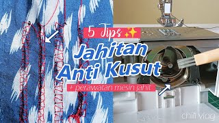 Jahitan Kusut? Cara Membersihkan Mesin Jahit? || 5 Tips Perawatan Mesin Jahit Untuk Pemula (Vlog)