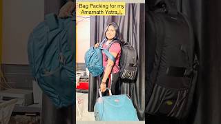 My Bag Packing tips for Amarnath Yatra l Kashmir trip l Vaishno Devi Yatra l Items to carry lRevathi