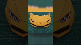 Lamborghini Huracan front paper craft