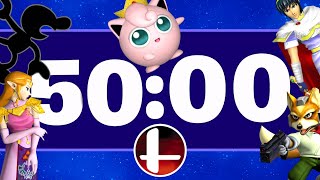 Super Smash Bros.Melee 50 Minutes of OST- ⏱ TIMER & ALARM ⏱ - COUNTDOWN