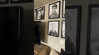 Gallery Wall With Family Photos