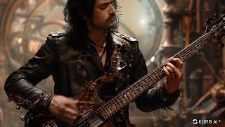 Steampunk Heavy Metal bass player