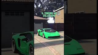 TOP 10 FASTEST GTA CARS (PART 1)