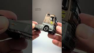 Mini GT Mercedes-Benz Actros UPS Truck 1:64 scale American Diorama Figurines #asmrunboxing #minigt