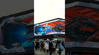 ✅WOW!  New 3D billboard technology. Space Battle✅ #shorts #3d #billboard #starwars #space