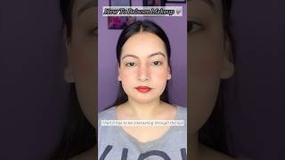 How to balance makeup #makeuptherapy #makeuphacks #redlipstick #kajal #skins #ytshorts #artist