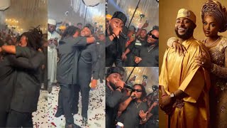 DOLLAR RAINS AS OLAMIDE SUPRISES DAVIDO, PERFORM AT CHIVIDO 2024 WEDDING