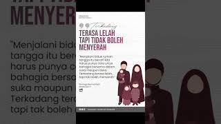 tidak boleh menyerah yah!! #menyerah #semangat #nikah #pernikahan #rumahtangga