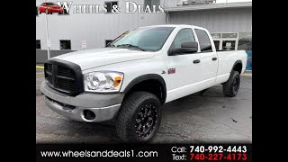 2008 Dodge Ram 3500 4X4 with a 6.7L cummins turbo diesel engine