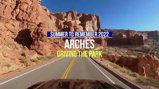 A Scenic Drive through Arches National Park (4K)