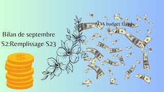 Bilan S2/Remplissage S3 de septembre