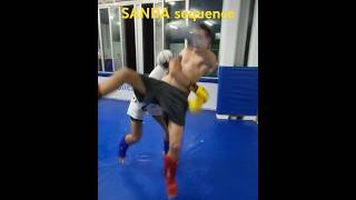 Sanda Sparring Sequence #sanda #sparring #throw #takedowns #grappling #bodylock #wrestling