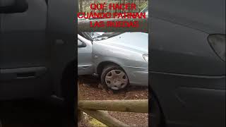 QUÉ HACER CUÁNDO LAS RUEDAS DEL COCHE PATINAN