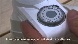 Analoge tijdschakelaar van Legrand (handmatig)