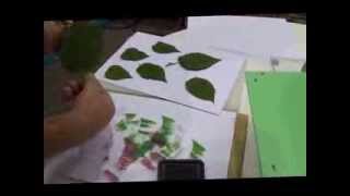 Imprinting Leaves - Jus-Cutz A4 Die Cutting and Embossing Machine (6)