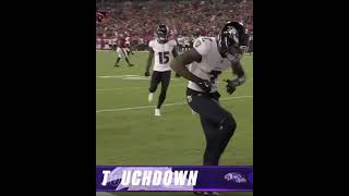 LAMAR TO BATEMAN 49 YARD TD Ravens vs buccaneers  #shorts #nfl #ravens #nflhighlights #lamar