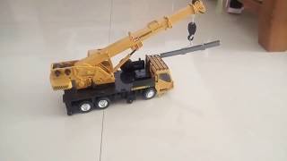 RC hoist Crane model Engineering car Toys for children Birthday Xmas good gift brinquedos Remote